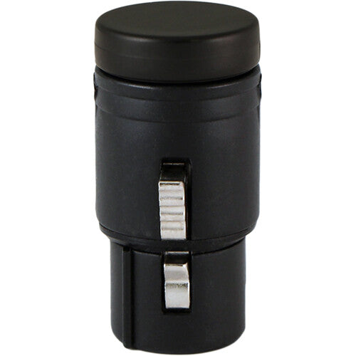 Cable Techniques Low-Profile Right-Angle XLR 3-Pin Female Connector (Standard Outlet, B-Shell, Black Cap)
