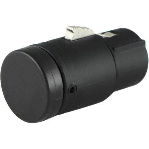 Cable Techniques Low-Profile Right-Angle XLR 3-Pin Female Connector (Standard Outlet, B-Shell, Black Cap)