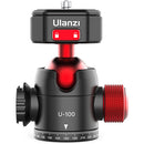 Ulanzi U-100 Claw Quick Release Ball Head with Side Cold Shoe Mount