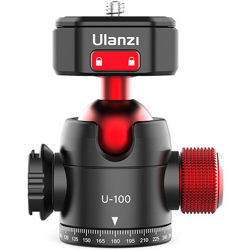 Ulanzi U-100 Claw Quick Release Ball Head with Side Cold Shoe Mount