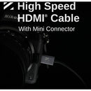 ZILR Hyper-Thin High-Speed Mini-HDMI to HDMI Cable with Ethernet (3.3')