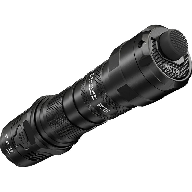 Nitecore P20i Rechargeable Tactical LED Flashlight with Ceramic-Tipped Strike Bezel