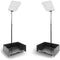 Prompter People Proline Stage Pro 24 Pair:2 Reversing Teleprompters,Distribution Amp,2 -2F Foot Cables and Flip