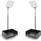 Prompter People Proline Stage Pro 24 Pair/2 HiBright Reversing Teleprompters,Distrib. Amp,2 2F Foot Cables/Flip