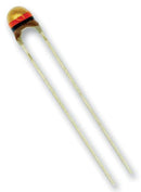 VISHAY NTCLE100E3222JB0 Thermistor, NTC, 2.2 kohm, NTCLE Series, 3977 K, Through Hole, Radial Leaded