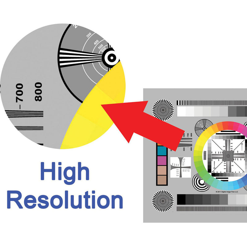 DGK Color Tools High-Resolution Chrome SD Professional Lens Test Chart (8.5 x 11", 3-Pack)