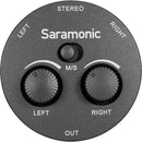 Saramonic AX1 Passive 2-Channel Audio Mixer for Cameras, Smartphones, Tablets, and Computers