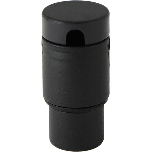 Cable Techniques Low-Profile Right-Angle XLR 3-Pin Female Connector (Large Outlet, B-Shell, Black Cap)