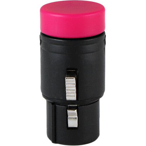 Cable Techniques Low-Profile Right-Angle XLR 3-Pin Female Connector (Large Outlet, B-Shell, Purple Cap)