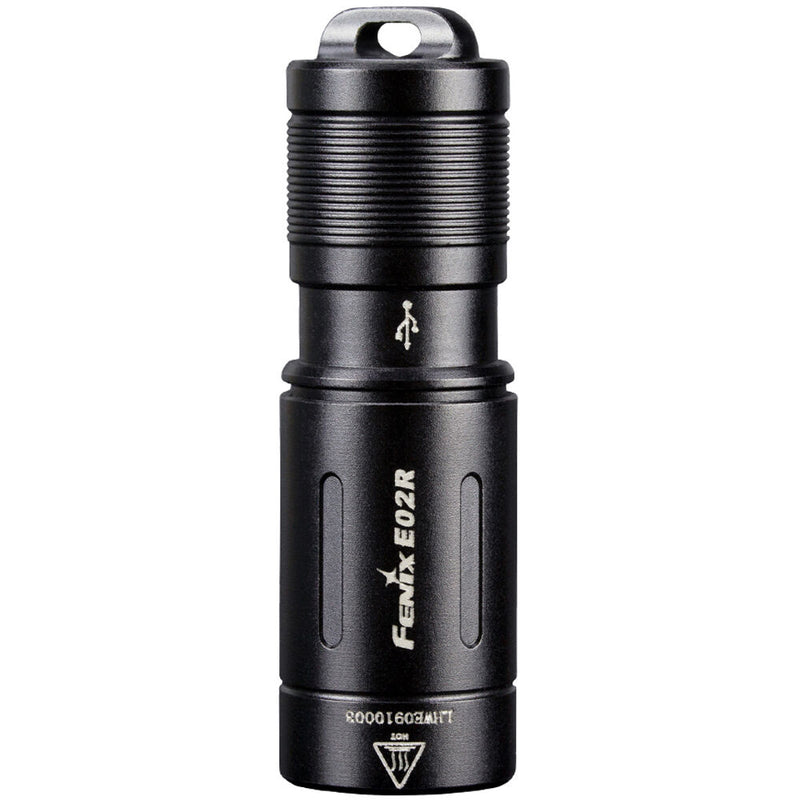Fenix Flashlight E02R Rechargeable Keychain Flashlight (Black)
