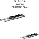 SHAPE 15mm Lightweight Baseplate for Sony FX6
