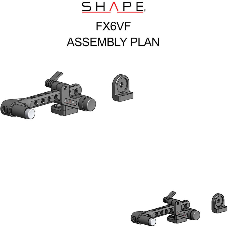 SHAPE Push-Button Viewfinder Mount for Sony FX6