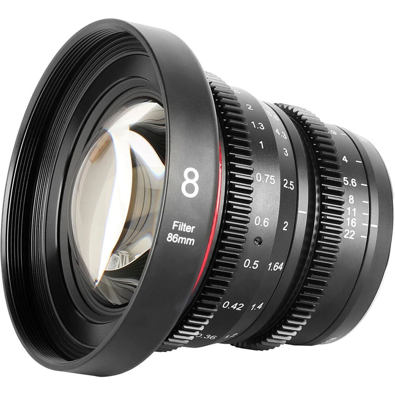 Meike 8mm T2.9 Manual Focus Wide-Angle Cinema Lens (MFT Mount)