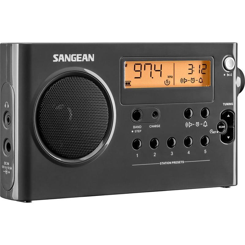 Sangean SG-106 Compact AM/FM Digital Radio (Gray/Black)