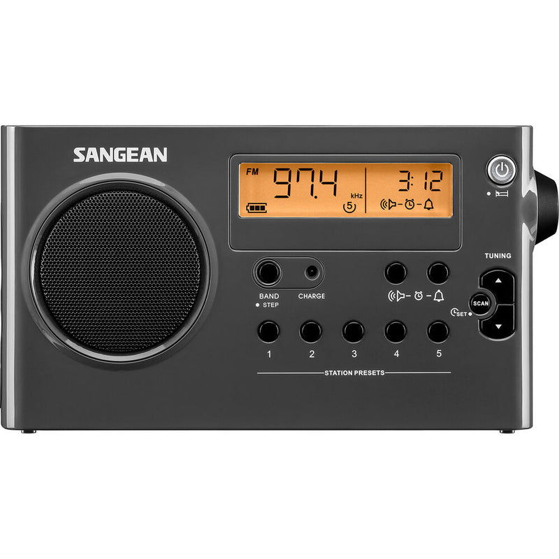 Sangean SG-106 Compact AM/FM Digital Radio (Gray/Black)