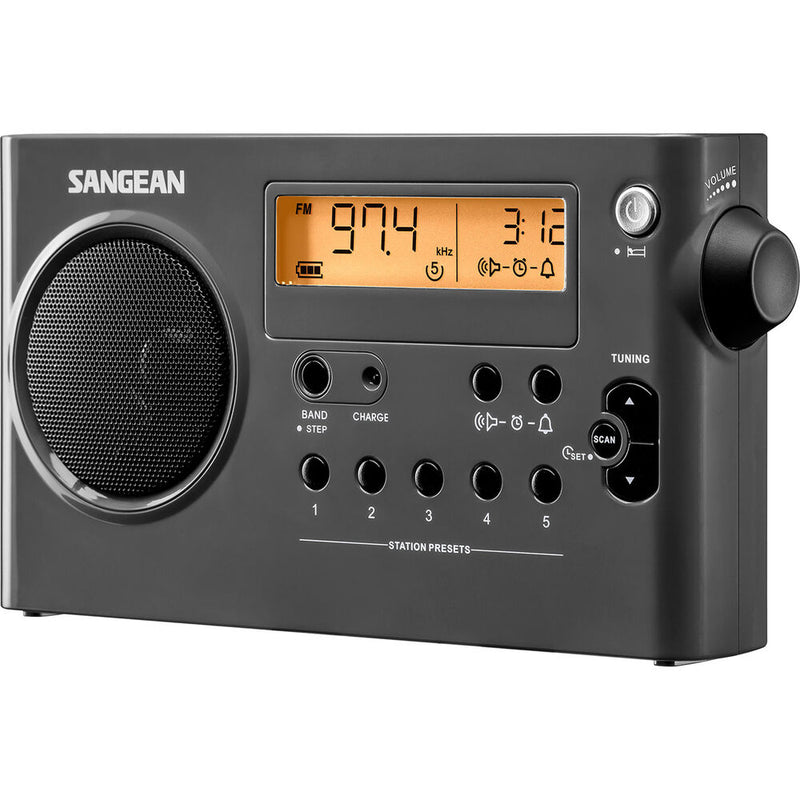 Sangean SG-106 Compact AM/FM Digital Radio (Gray/Black)