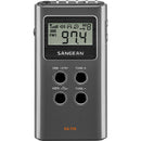 Sangean SG-110 AM/FM Stereo Pocket Radio (Dark Gray)