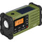 Sangean SG-112 AM/FM/Weather Rugged Portable Radio with Hand Crank & Solar Panel (Green)