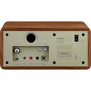 Sangean SG-116 AM/FM Analog Tabletop Radio (Walnut/Silver)