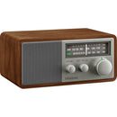 Sangean SG-116 AM/FM Analog Tabletop Radio (Walnut/Silver)