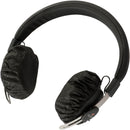 Auray HPC-25BK Disposable On-Ear Headphone Covers (50 Pairs, Black)