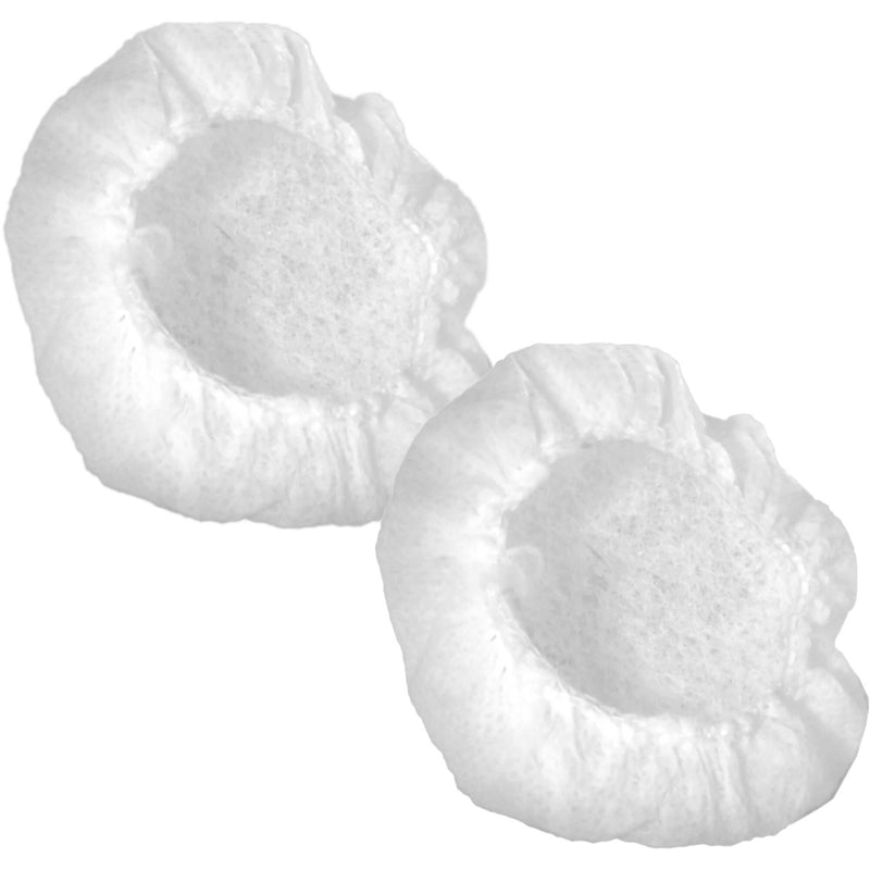 Auray HPC-25WH Disposable On-Ear Headphone Covers (50 Pairs, White)