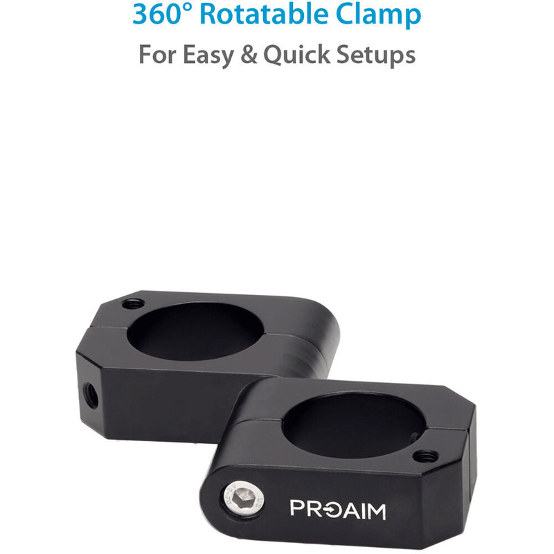 Proaim 360&Acirc;&deg; Rotating Speed Rail Clamp for Camera Car Rigging (42mm)