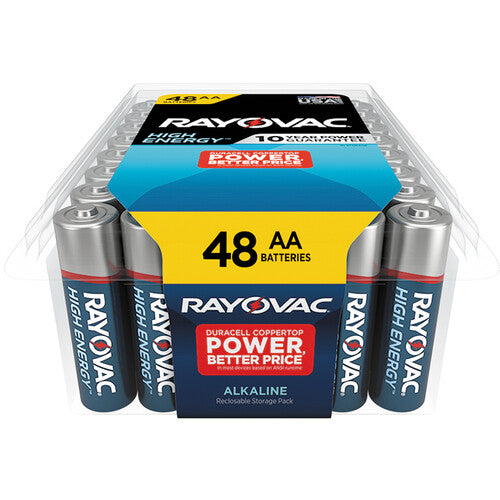 RAYOVAC 48 (Pro Pack) High-Energy Alkaline AA Batteries