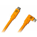 Tether Tools TetherPro USB Type-C Male to USB Type-C Male Cable (15', Orange)