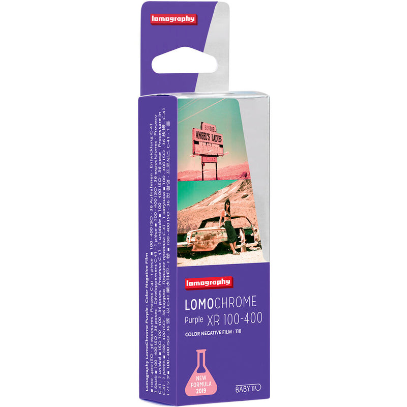 Lomography Lomochrome Purple Color Negative Film (110 Cartridge, 24 Exposures, Expiration 2019)