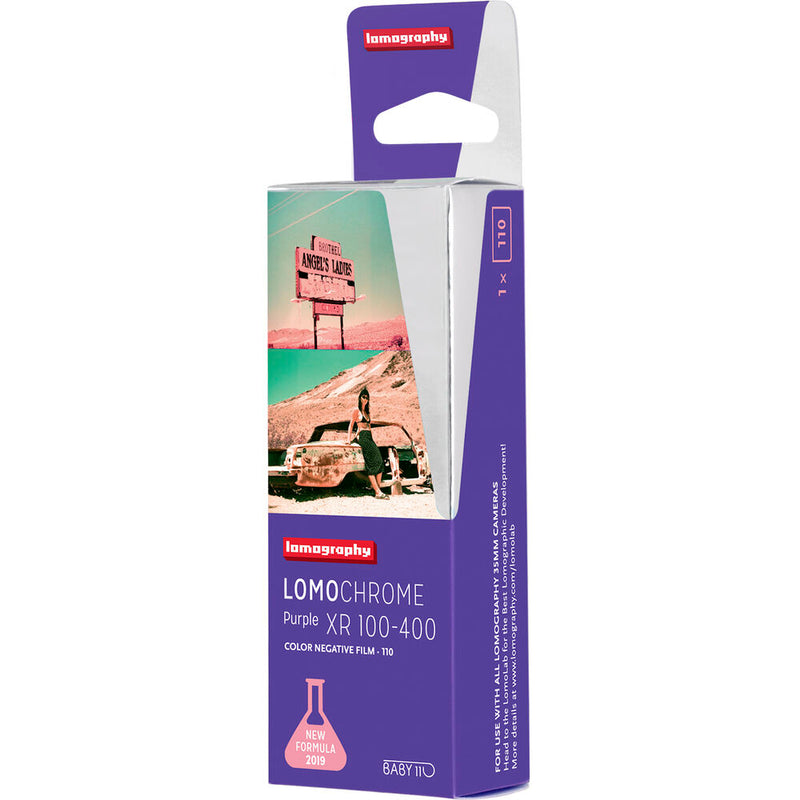 Lomography Lomochrome Purple Color Negative Film (110 Cartridge, 24 Exposures, Expiration 2019)