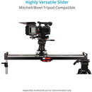 Proaim 2' Flyking Precision Camera Slider with 100mm Bowl Mount & Carrying Case