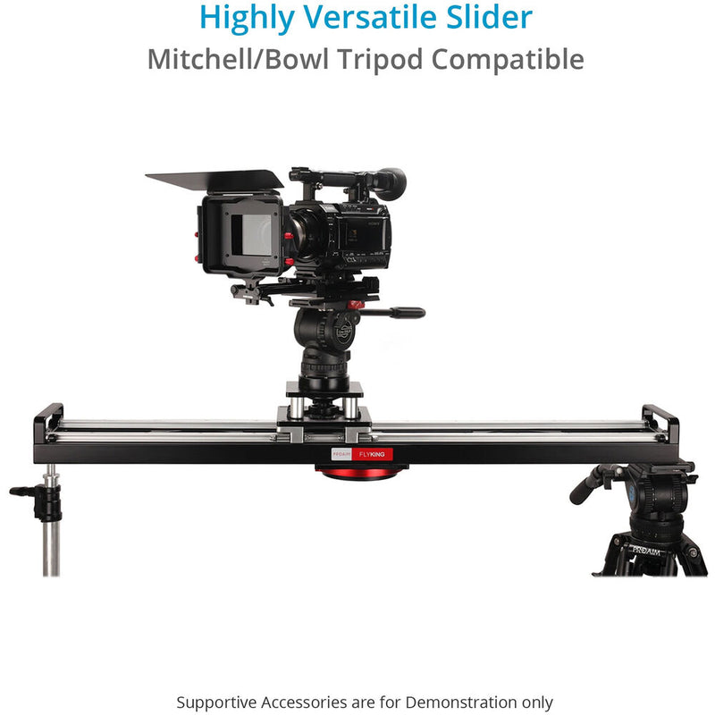 Proaim 2' Flyking Precision Camera Slider with 100mm Bowl Mount & Carrying Case