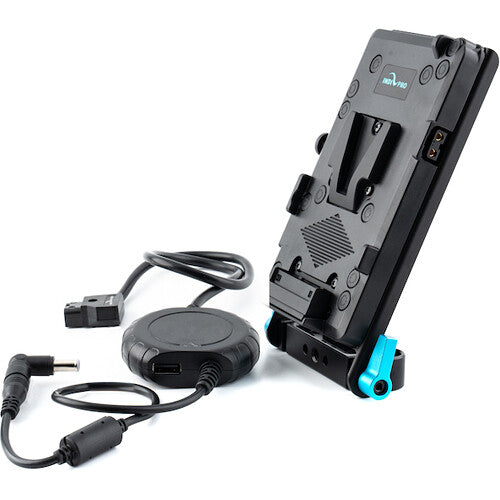 IndiPRO Tools V-Mount Battery Adapter Plate with 15mm Rod Mount for Sony FX6 (24")