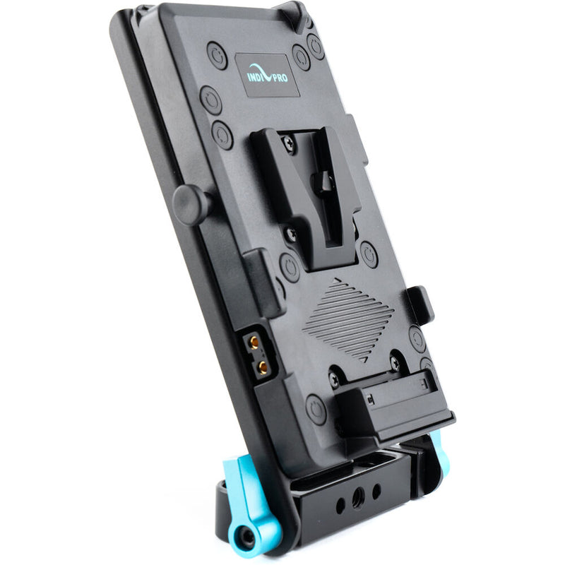 IndiPRO Tools V-Mount Battery Adapter Plate with 15mm Rod Mount for Sony FX6 (24")