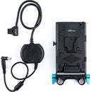 IndiPRO Tools V-Mount Battery Adapter Plate with 15mm Rod Mount for Sony FX6 (24")