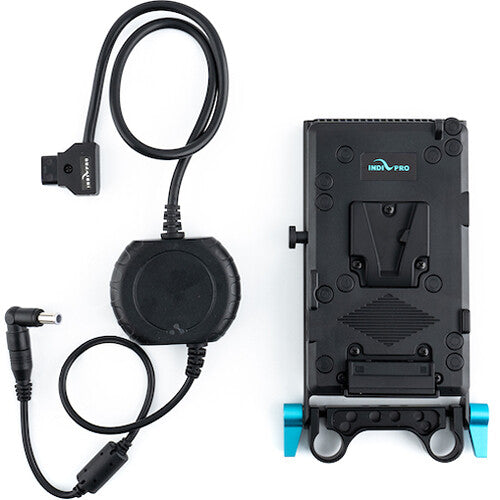 IndiPRO Tools V-Mount Battery Adapter Plate with 15mm Rod Mount for Sony FX6 (24")