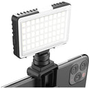 DigiPower InstaFame Super-Compact 50-LED Video Light with Phone Holder