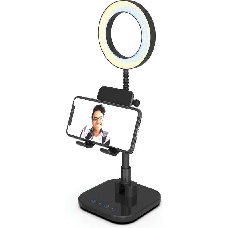 DigiPower Success Video-Calling Smartphone Stand with 6" Ring Light