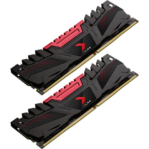 PNY Technologies 16GB XLR8 DDR4 3200 MHz Gaming Desktop Memory Kit (2 x 8GB, Black)