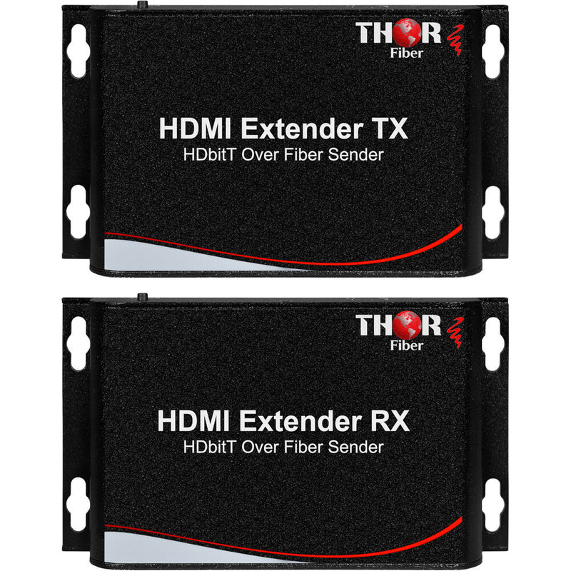 Thor HDMI Over Single Fiber Optic Cable Transmitter & Receiver Kit