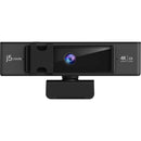j5create 4K Ultra HD ePTZ Webcam with IR Remote Control
