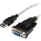 Rocstor USB 2.0 Type-A to RS-232 DB9 Serial Null Modem Adapter Cable (5')