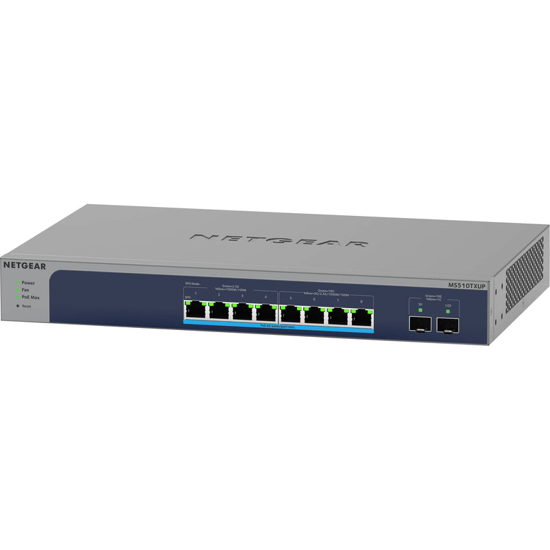 Netgear Ultra60 MS510TXUP 8-Port Multi-Gigabit PoE++ Compliant Managed Switch with SFP+