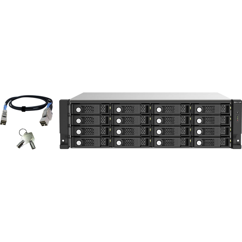 QNAP TL-R1620SEP-RP 16-Bay SAS-3 / SATA III JBOD Expansion Enclosure