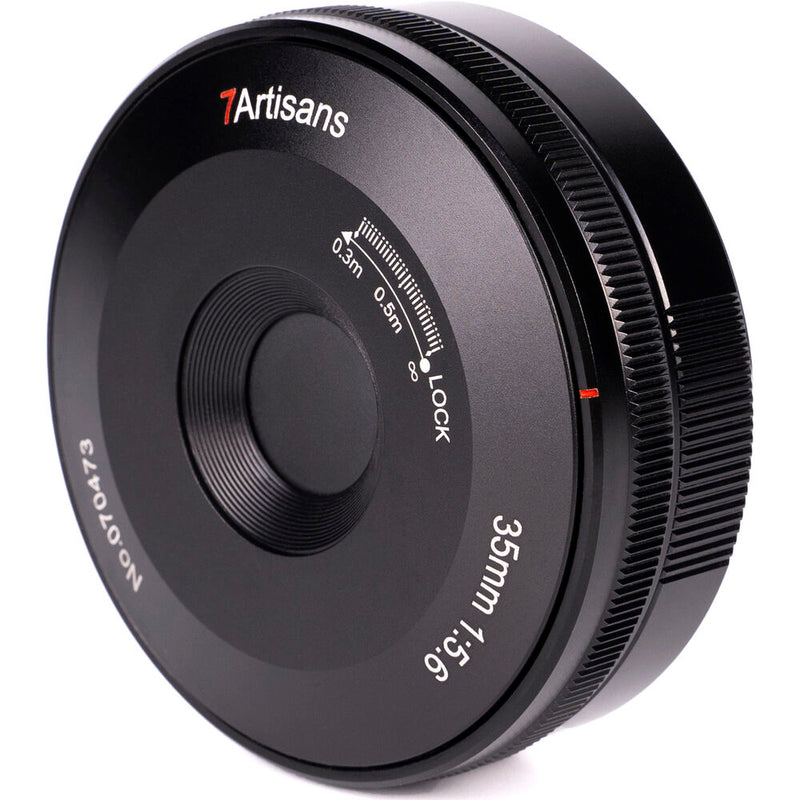 7artisans Photoelectric 35mm f/5.6 Pancake Lens for Sony E (Black)