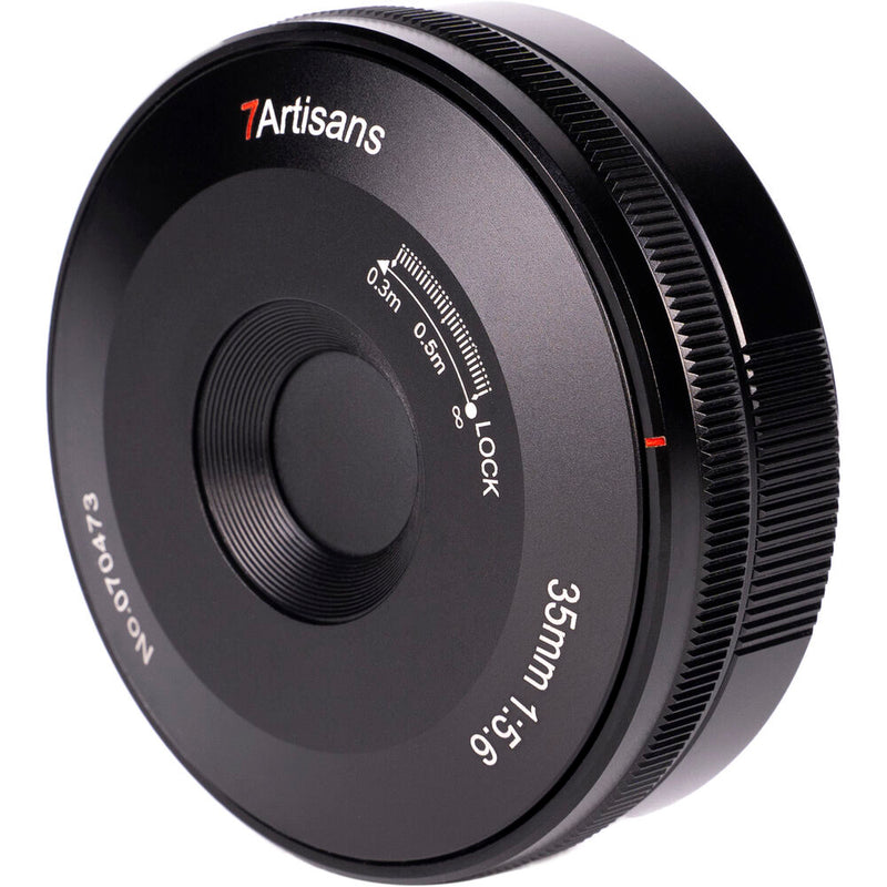 7artisans Photoelectric 35mm f/5.6 Pancake Lens for Leica L (Black)