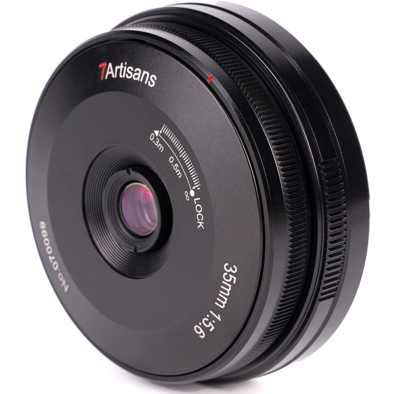7artisans Photoelectric 35mm f/5.6 Pancake Lens for Sony E (Black)