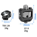 Leofoto TDC-28 Tripod Threaded Leg Collar with CF-9 (28mm)