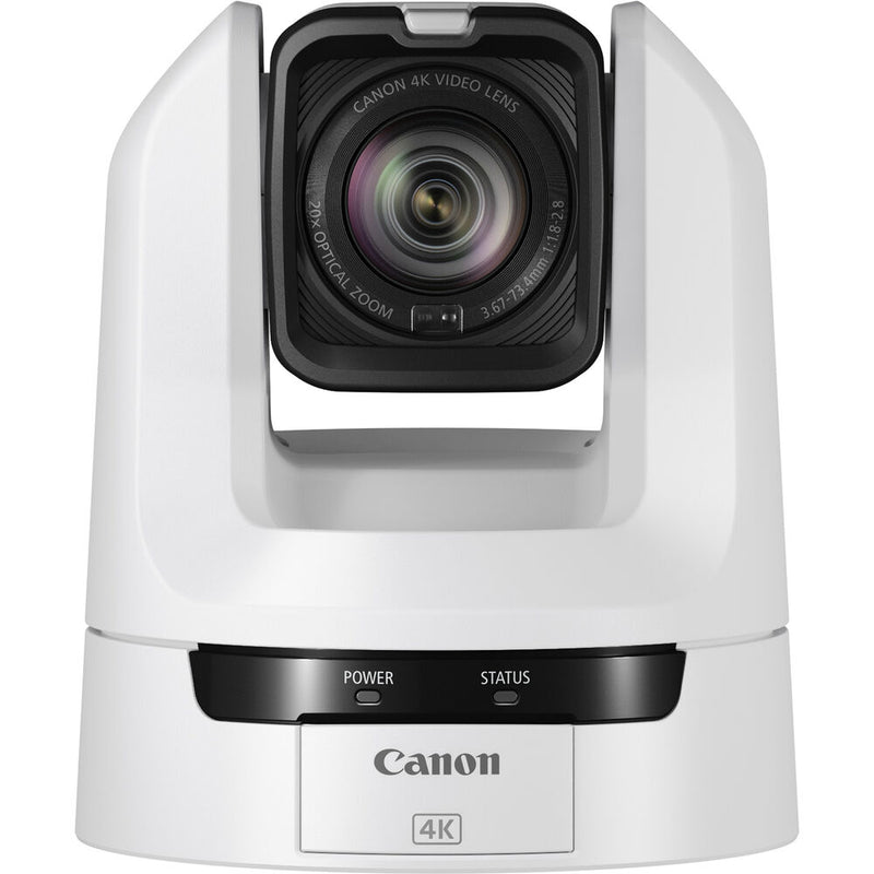 Canon CR-N300 4K NDI PTZ Camera with 20x Zoom (Titanium White)